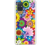 Funda compatible con Samsung Galaxy A71 - Flores a todo color