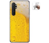Tumundosmartphone Funda Gel TPU Personalizada Xiaomi Mi Note 10 Lite Diseño Cerveza