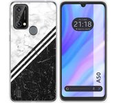 Funda Silicona para Blackview A50 diseño Mármol 01 Dibujos