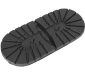 Almohadilla antideslizante para botas, protector de suela de goma antideslizante, almohadilla para zapatos, agarres para botas en la parte inferior, protectores de suela de goma antideslizantes (negro)