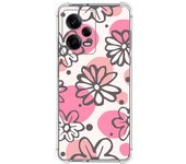 Funda Silicona Antigolpes para Xiaomi Redmi Note 12 Pro 5G diseño Flores 09 Dibujos
