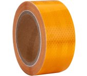 Cinta reflectora de 10 m x 5 cm, impermeable, autoadhesiva, para exteriores, ideal para coches, camiones, motocicletas, barcos, bicicletas, remolques, caravanas y cochecitos de bebé.