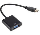 HDMI-compatible to VGA Adapter Full HD 1080P Digital Analog HDMI HDTV Male To Female VGA Cable Converter For PC Laptops Tablet