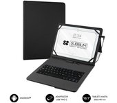 Funda + teclado subblim para tablet 10.1 pulgadas negro