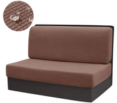 2pcs/set Camper Car Bench Cover Water Repellent RV Dinette Cushions Covers Polar Fleece Stretch Restaurant Sofa Seat Slipcover