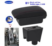 For Renault Sandero Armrest For Dacia Sandero For Nissan Almera G15 Car Armrest Box For Lada LARGUS Storage box Car Accessories