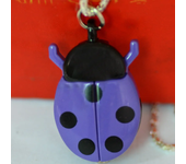 New Fashion Cute Small Golden Beetle Pocket Watchs With Chain Lightweight Necklace Pendant Clock Adult Children Ladybug Watch