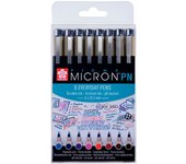 Talens sakura estuche 8 rotuladores pigma micron pn colores surtidos