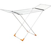 Cofan Tendedero de Suelo | Con Alas Plegables y Ruedas| Fabricado en Acero y Polipropileno | Medidas: 51 x 175 x 84 x 95 cm