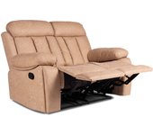 Duehome - Sofá Relax 2 Plazas Kendal - Sofá Reclinable con Reposapiés Elevable