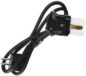 EDM Prolongación Schuko 1m con Clavija Horno Cerámica 10/16A - EDM - 23402 Prolongación schuko clavija para horno Material Eléctrico Alargadores Cable