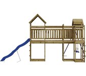 vidaXL Parque infantil de exterior madera de pino impregnada