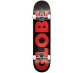 Globe SKATE G0 FUBAT Negro-rojo 7.75'' - Monopatín Completo Alta Calidad