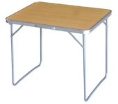 Mesa Playa Plegable Acero grande 80x60cm,altula 70cm,color blanco pino gris,Ideal para playa, patio, jardin terraza,cm,fespu