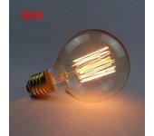 Edison Bulb E27 Warm white 40W 60W ST64 G95 G80 G125 220V Carbon Retro Light Bulb Tungsten Silk Light  Bar Window Decoration