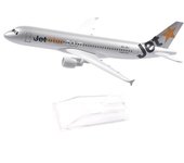 JASON TUTU 16cm Jetstar Airways Airbus A320 Aircraft Model Planel Airplane Diecast Metal 1/400 Scale Planes
