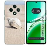 Tumundosmartphone Funda Silicona para Oppo Reno 12FS 4G / 12 FS 5G diseño Concha Dibujos