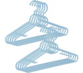 The Secret Home - Pack de 10 Perchas de Plástico - Organizador para Armario de Plástico Duro - Varios Tamaños y Modelos