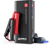 Arrancador de batería de coche multifuncional, bomba de aire de 13200mAh,GOOLOO GE1200 Jump Starter, corriente máxima de  arrancador de batería para auto de 12V, luz LED