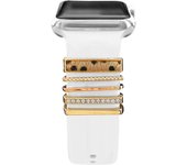 Decoration For Apple watch band 8 7 6 3 se Diamond Jewelry Charms Accessories samsung/Huawei watchstrap 20/22mm watch Bracelet