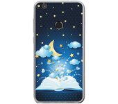Tumundosmartphone Funda Gel Tpu para Huawei P8 Lite 2017 Diseño Libro-Cuentos Dibujos