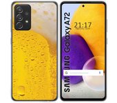 Tumundosmartphone Funda Gel Tpu para Samsung Galaxy A72 diseño Cerveza Dibujos