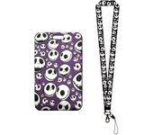 Jack Skellington ID Card Holder Lanyard Skull Men's Business Card Holder Neck Strap Halloween style Door Badge Holders Gift