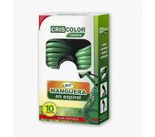 MIRAMAX - Manguera de Jardín Extensible en Espiral – 7.5 m / 10 m / 15 m – Manguera Flexible con Pistola de Riego de 7 Tipos de Chorro – Compacta, Ligera y Antitorsión – Ideal para Jardín, Plantas, Limpieza Exterior – Color Verde