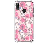 Funda Silicona Antigolpes para Huawei P Smart 2019 / Honor 10 Lite diseño Flores 07 Dibujos