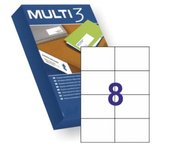 Etiquetas adhesivas apli multi3 10530/ 105 x 74mm/ 500 hojas