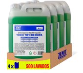 Hostelpak  4 x 5 l  Detergente líquido Todo tipo de ropa  500 lavados  jabon lavadora  detergente liquido lavadora
