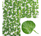 26/4M Artificial Plant Green Ivy Leaf Garland Hanging Vines Outdoor Greenery Wall Decor DIY Fake Wreath Leaves Home Party Decor