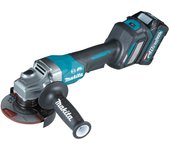 MAKITA GA028GM201 Miniamoladora BL 40Vmax XGT 115mm Palanca 4Ah 2 bat. Freno/Dial/AFT/AWS  Makpac