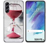 Funda Silicona para Samsung Galaxy S21 FE 5G diseño Reloj Dibujos