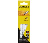 Pack 2 hojas sierra sable 15,2cm corte fino y recto sta21172-xj stanley