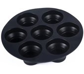 Silicone 7 Holes Cake Mold Home Party Baking Utensils Diy Cylindrical Mold Air Fryer Accessories Baking Tools Cake Molds