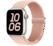 Braided Strap For Apple Watch Band 44mm 40mm 45mm 49mm 41mm 38 buckle Bracelet  iWatch Series se 7 6 8 9 10 Ultra2 Magnetic Band