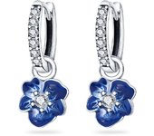 Hot Sale Fashion 925 Silver Earrings Sunflower Flower Four-Leaf Clover Island Spring Series Earrings Ladies Exquisite Birthday