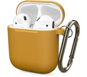 For Apple AirPods 1/2 generation cover Wireless bluetooth earphones Case For AirPods 2 1 Slilcone Cover Accessories With Keyring