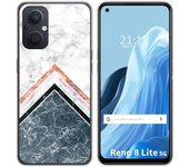 Funda Silicona para Oppo Reno 8 Lite 5G diseño Mármol 05 Dibujos