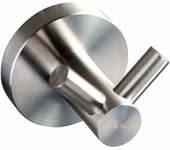 Gancho para baño, perchero, acero inoxidable 304, montaje en pared (plata cepillada)