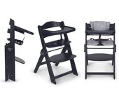 ms Trona para bebé de Madera Full PLEGABLE - Evolutiva- Silla Alta, Ergonómica, Regulable, Segura
