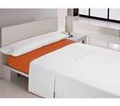 Sábana Bajera Ajustable Happy Home MIX COLORS Naranja Cama de 180 180 x 200 + 30 cm