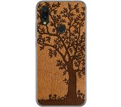 Tumundosmartphone Funda Gel Tpu para Xiaomi Redmi 7 diseño Cuero 03 Dibujos