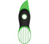 Cortador de aguacate 3 en 1, cortador de aguacate multifuncional, verde