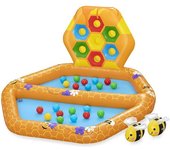 Bestway Piscina Hinchable Infantil Abejas con Bolas 127x119x61 cm +12 Meses Jardin 52639