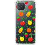 Tumundosmartphone Funda Silicona Antigolpes para Oppo Reno 4Z 5G diseño Frutas 01 Dibujos