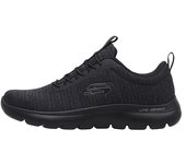 Skechers SUMMITS  Deportivas Planas Hombre Negro