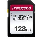 Transcend SDC300S - Tarjeta de memoria SDXC de 128 GB, color plata