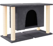 Rascador para Gatos with postes de ISAL gris obscure50 cm
